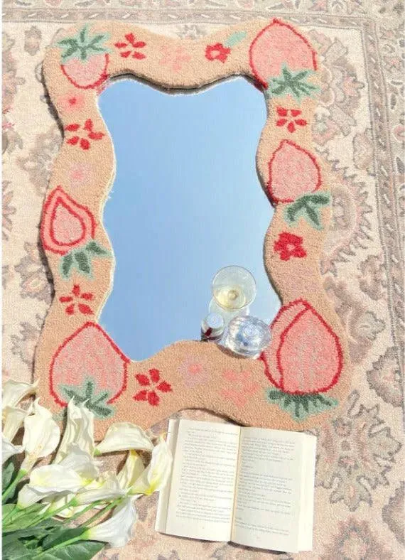 Soberry Tufted Mirror | 36 x 23 inches