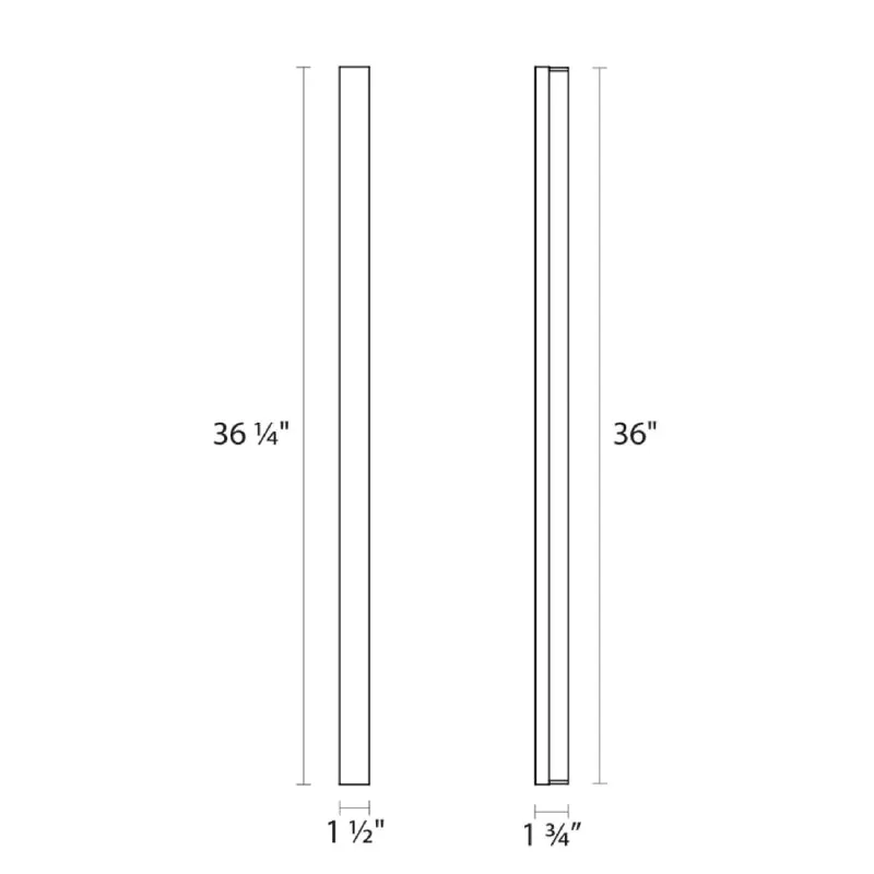 Sonneman 2541 Vanity Slim 36" Tall LED Bath Bar