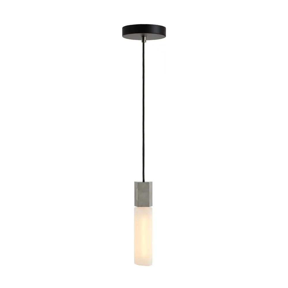Tala Basalt Single Pendant Stainless Steel