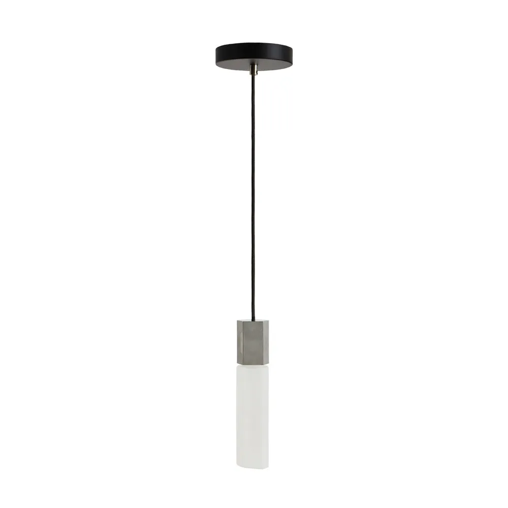 Tala Basalt Single Pendant Stainless Steel