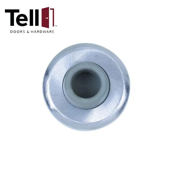 TELL - Concave Door Stop - Wall Bumper - 2-1/2" Diameter - Optional Finish