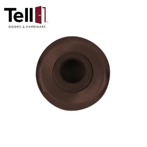 TELL - Concave Door Stop - Wall Bumper - 2-1/2" Diameter - Optional Finish