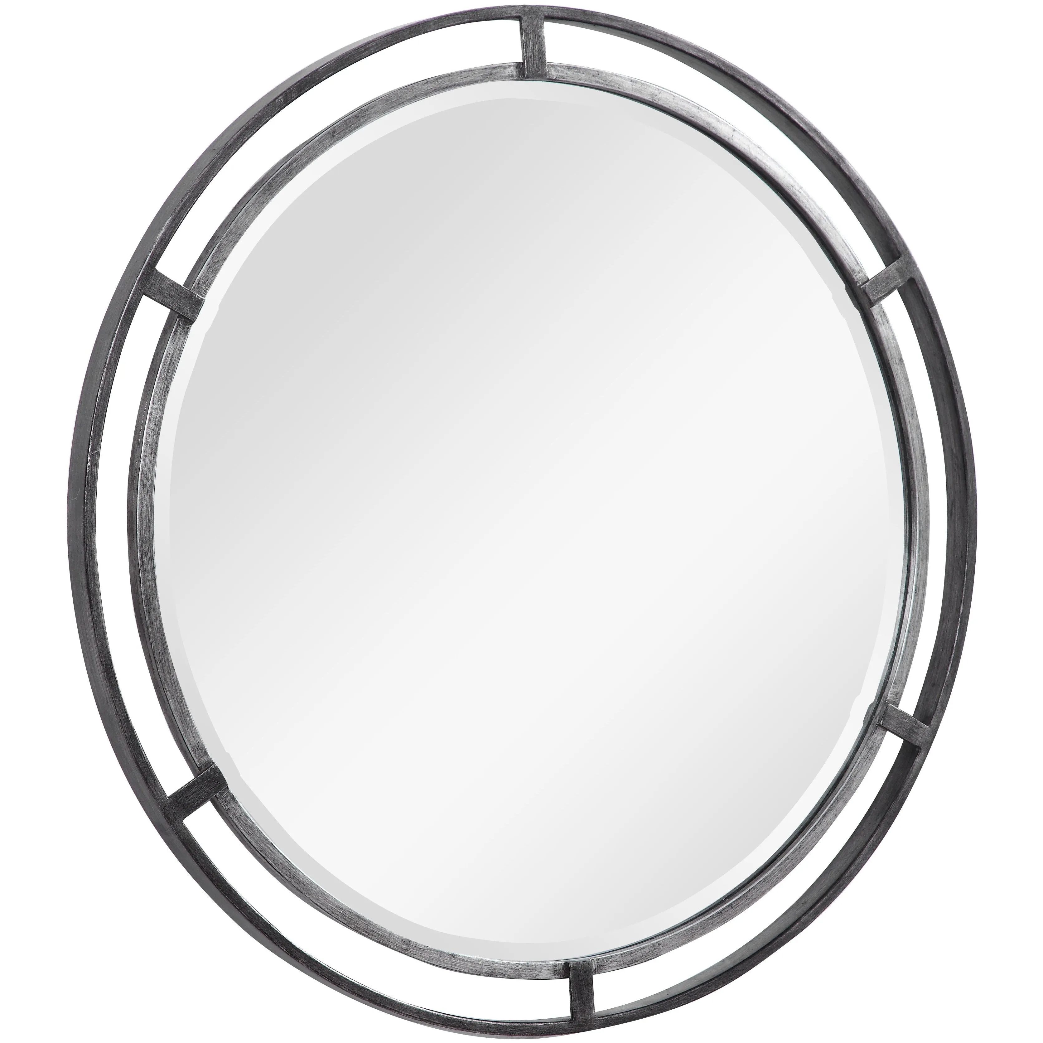 The Chesapeake Round Framed Bathroom Vanity Mirror