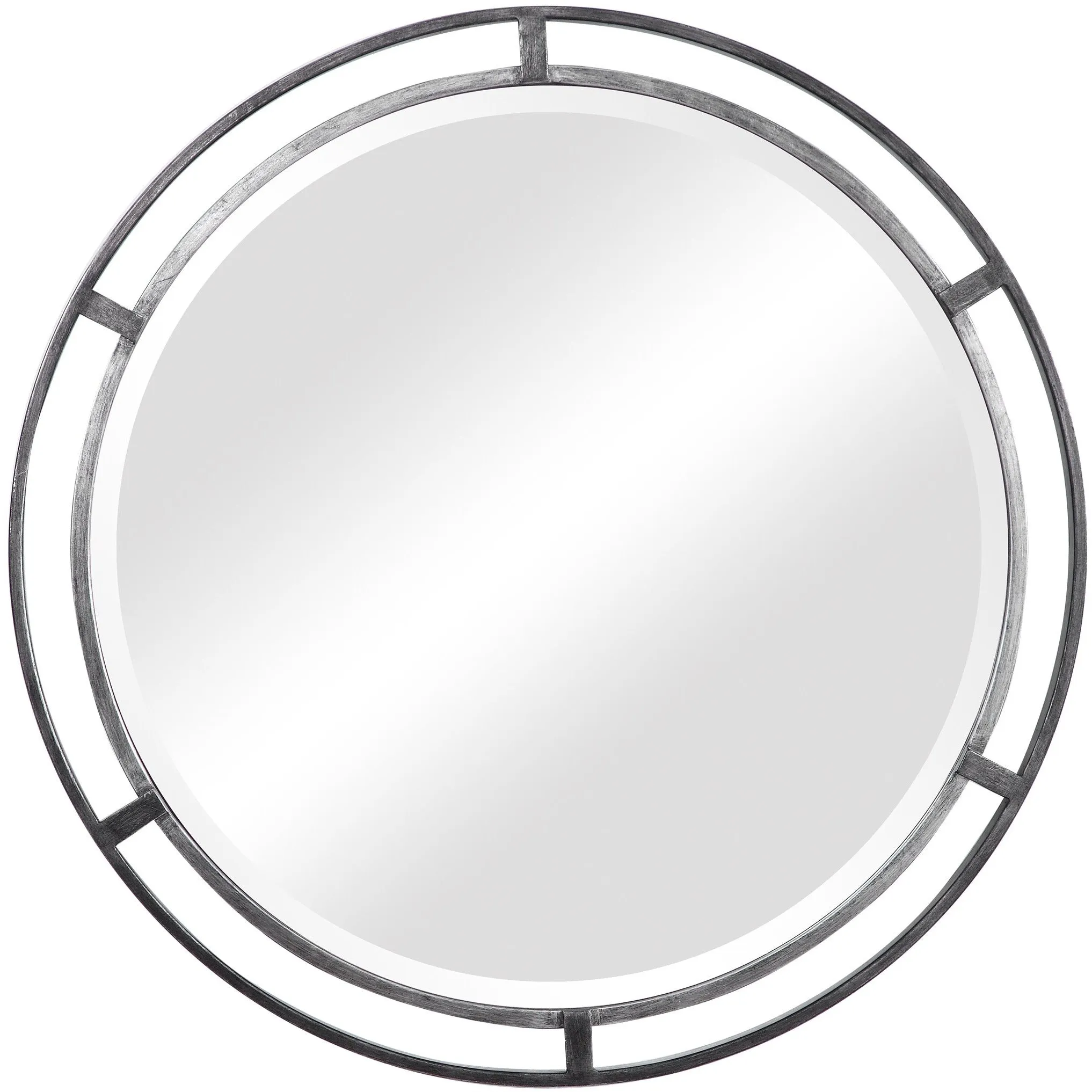 The Chesapeake Round Framed Bathroom Vanity Mirror