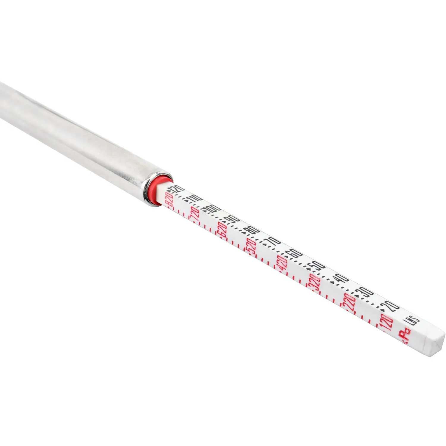 Tire Pencil Pressure Gauge w/Dual Head Air Chuck, 20-120 PSI