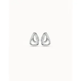 UNOde50 Connected Silver Metal Earrings