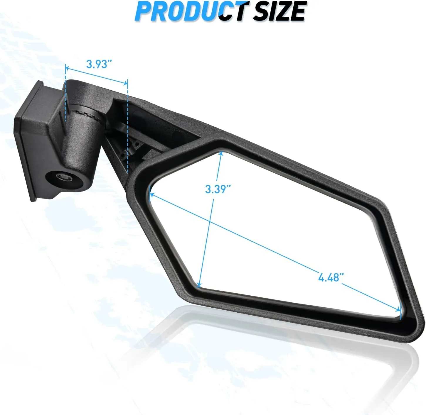 UTV Side Mirrors Universal Fit For 2017-2023 Can Am Maverick X3 & X3 Max X RS/DS/MR/Turbo/R/RR