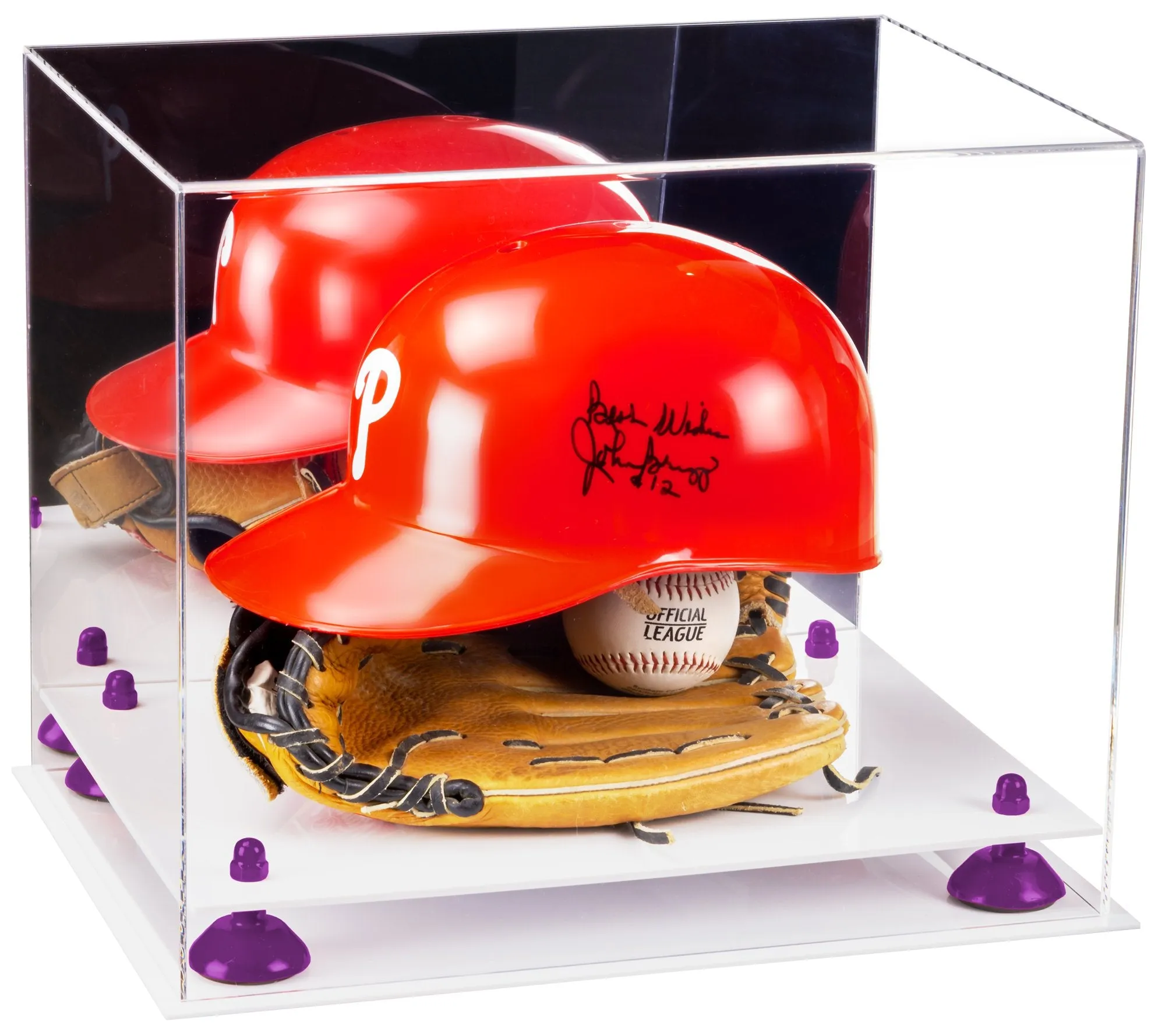 Versatile Acrylic Display Case 14.5 x 11 x 12 - Mirror No Wall Mounts (V44/A002)
