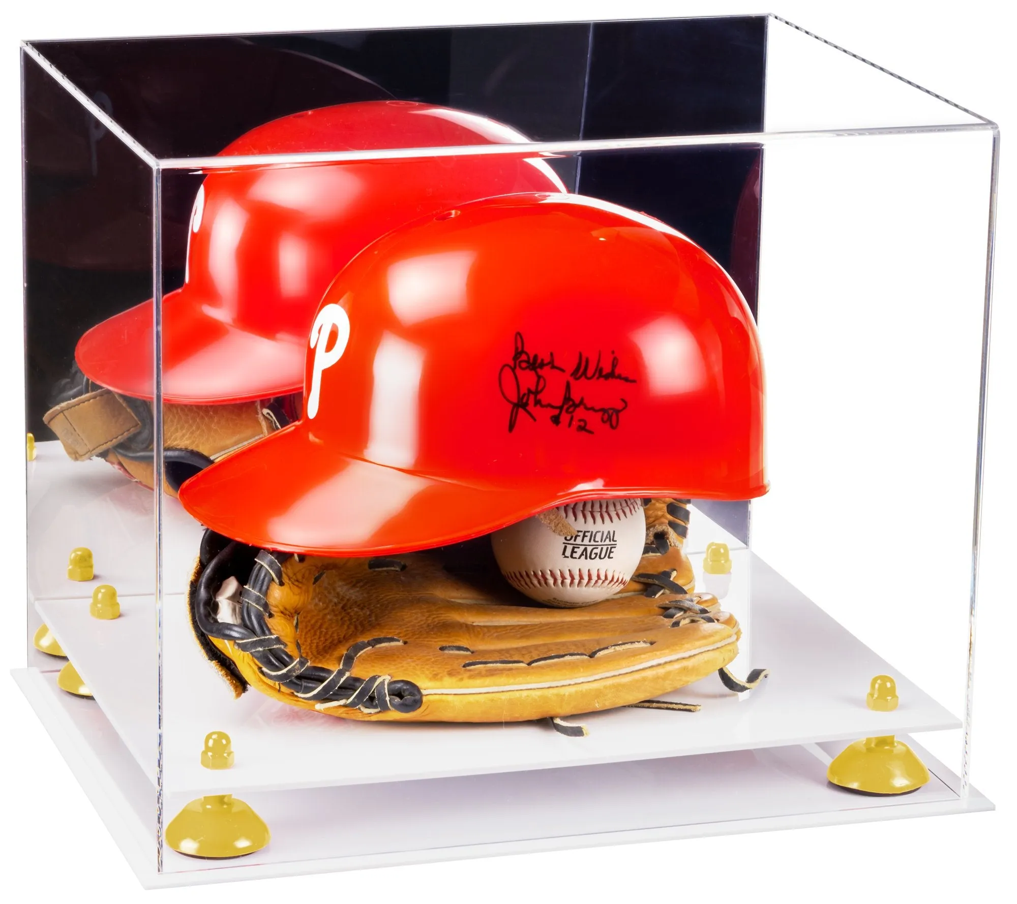 Versatile Acrylic Display Case 14.5 x 11 x 12 - Mirror No Wall Mounts (V44/A002)