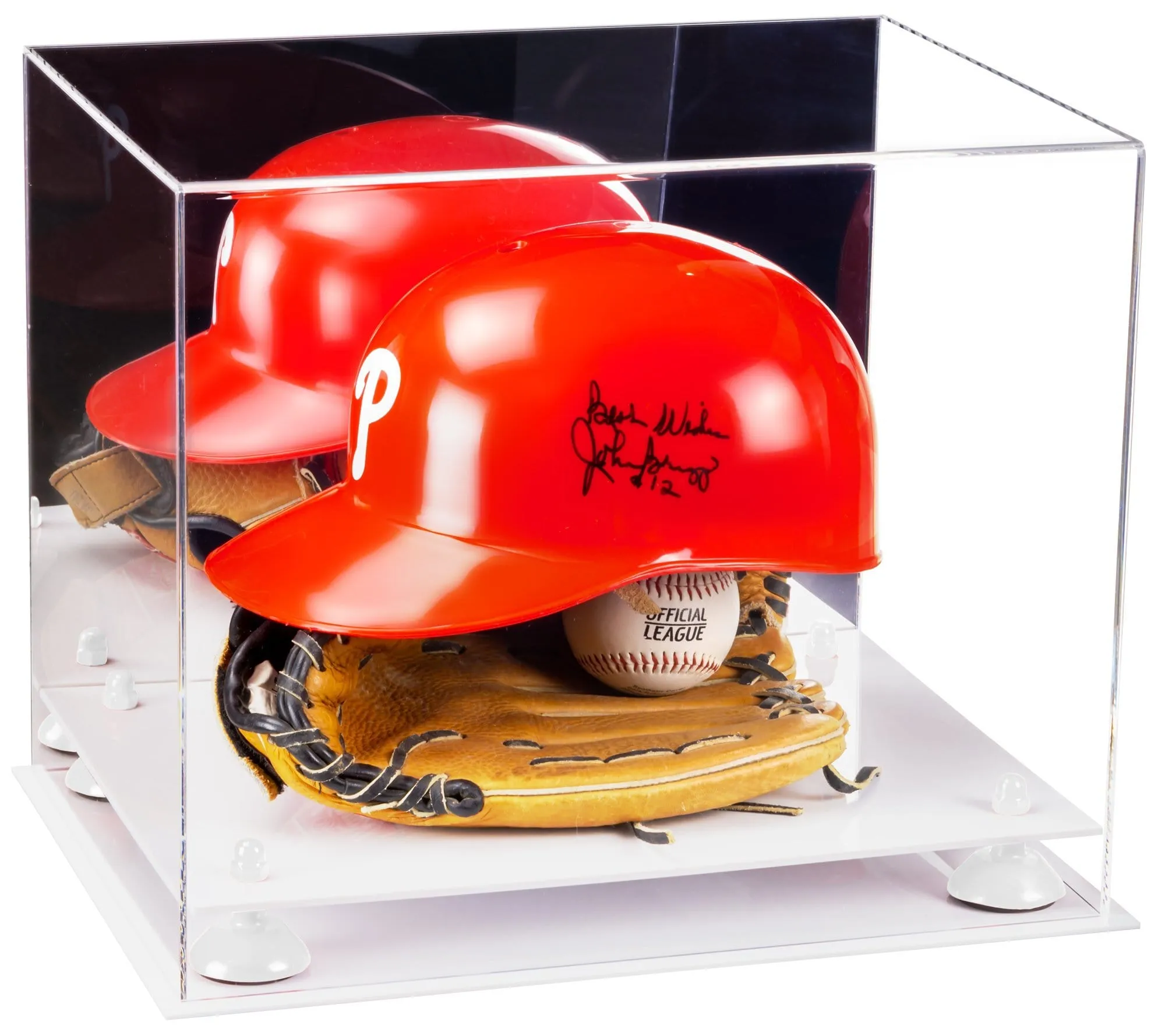 Versatile Acrylic Display Case 14.5 x 11 x 12 - Mirror No Wall Mounts (V44/A002)