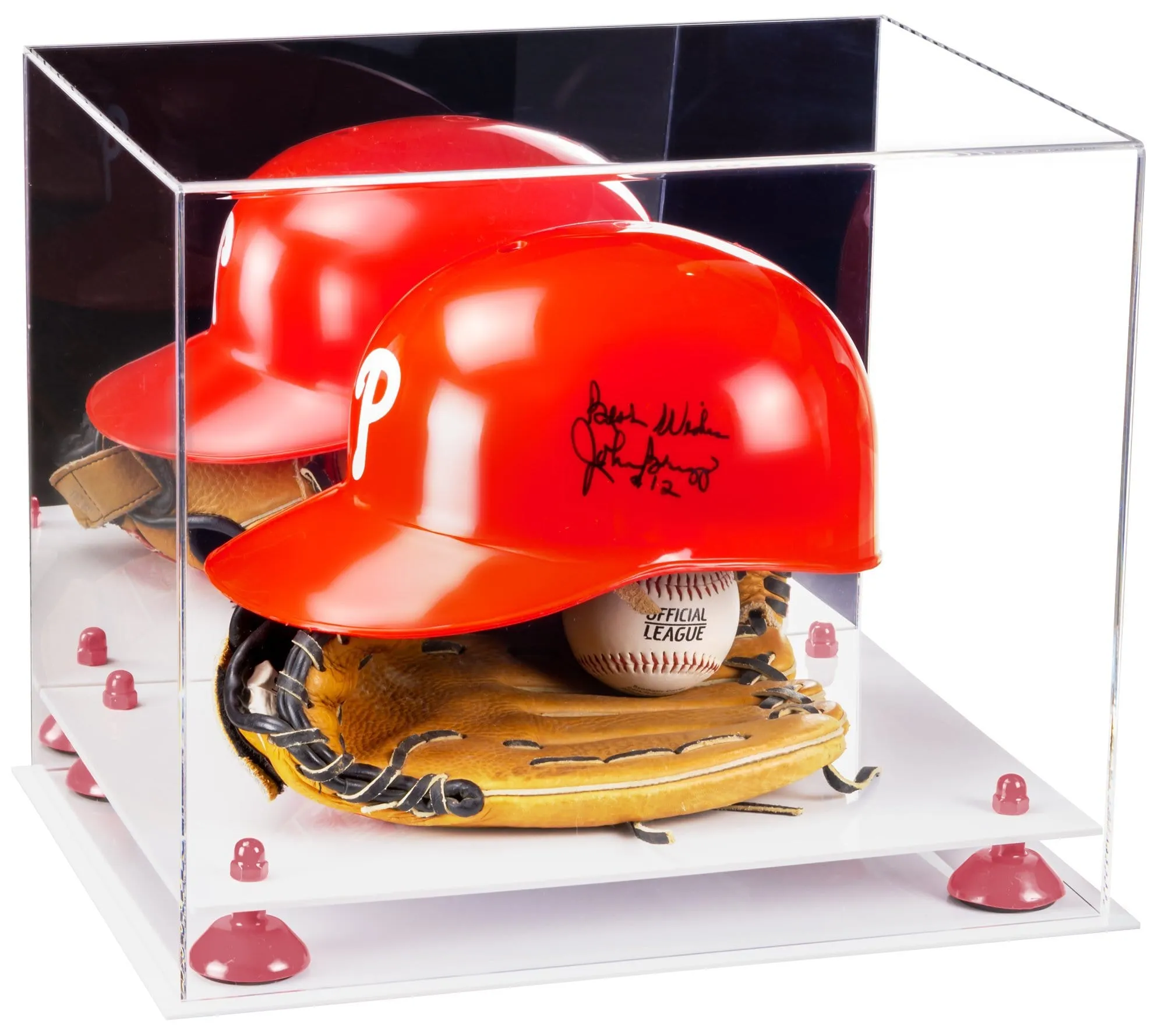 Versatile Acrylic Display Case 14.5 x 11 x 12 - Mirror No Wall Mounts (V44/A002)