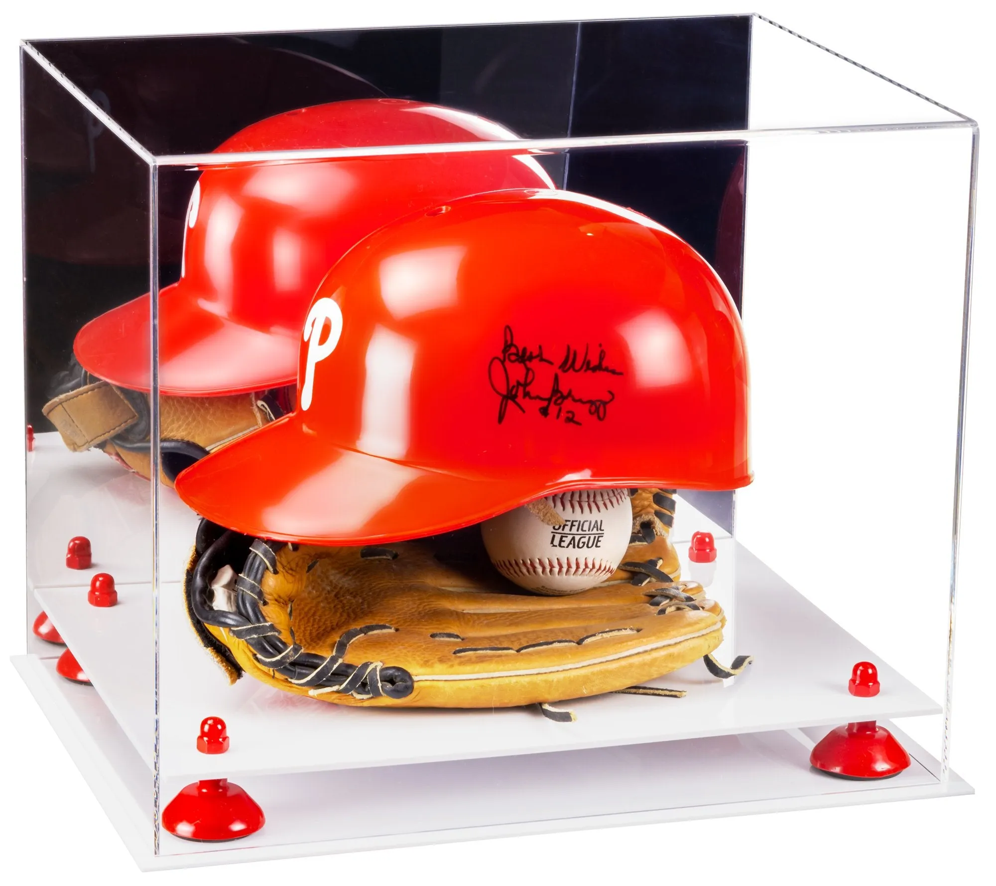 Versatile Acrylic Display Case 14.5 x 11 x 12 - Mirror No Wall Mounts (V44/A002)