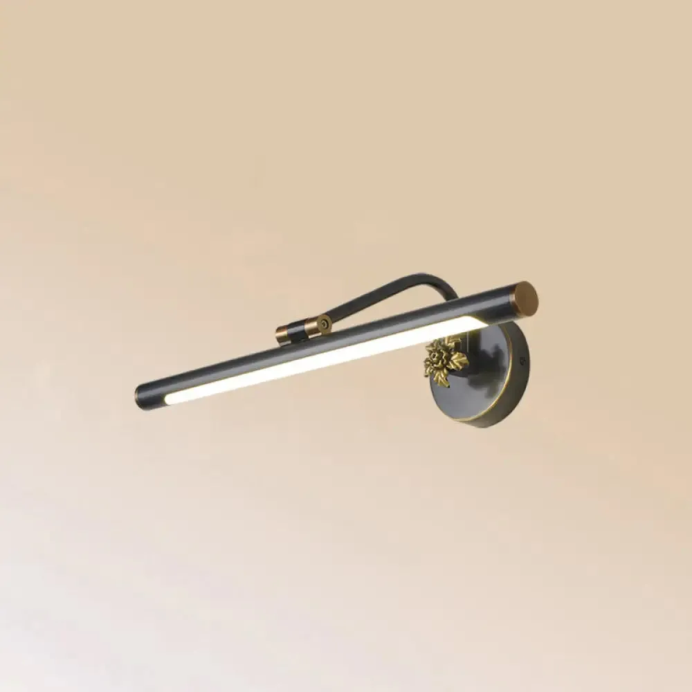 Vintage Metal LED Wall Mount Vanity Mirror Light with Adjustable Tube