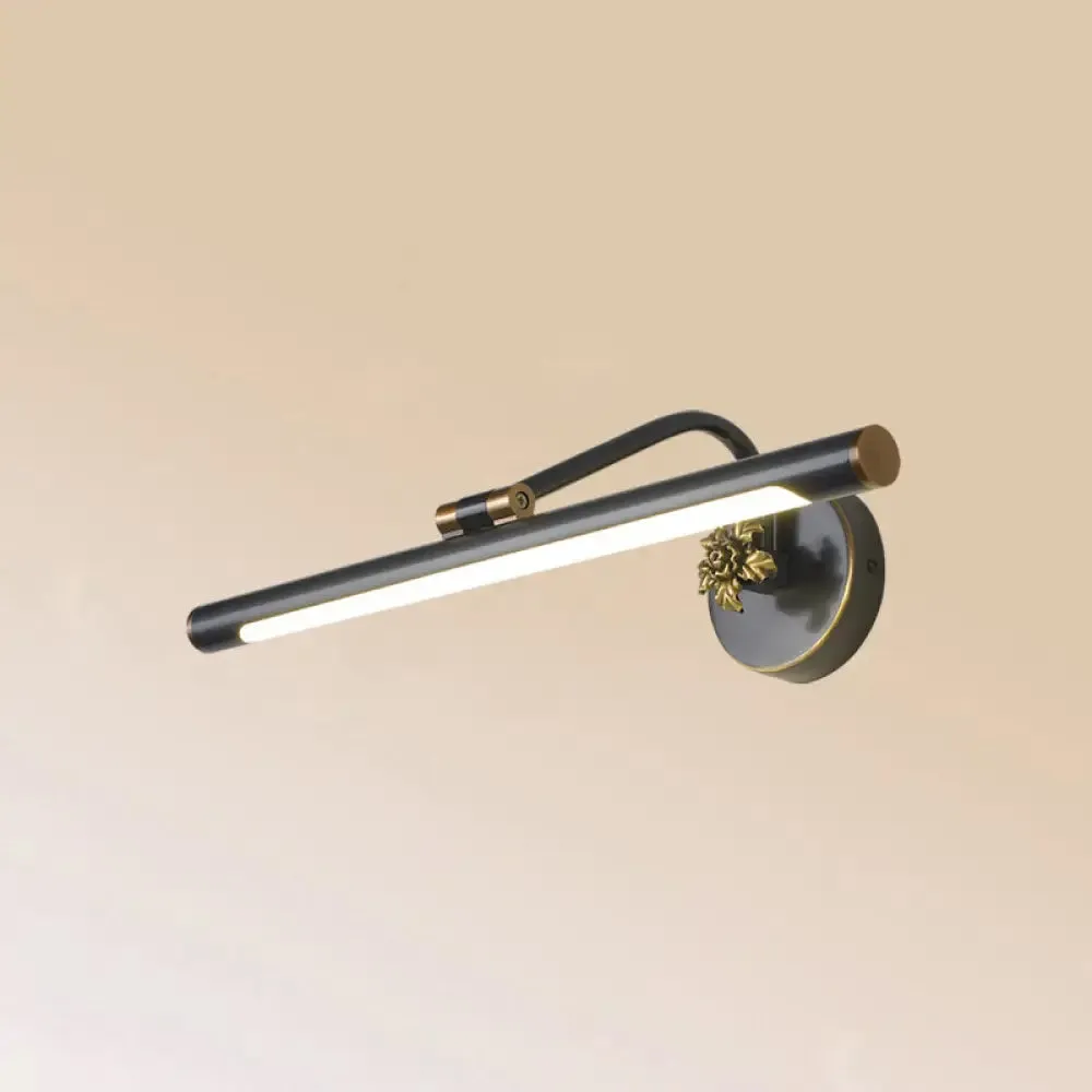Vintage Metal LED Wall Mount Vanity Mirror Light with Adjustable Tube