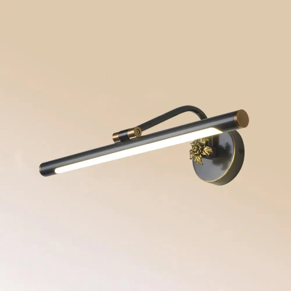 Vintage Metal LED Wall Mount Vanity Mirror Light with Adjustable Tube