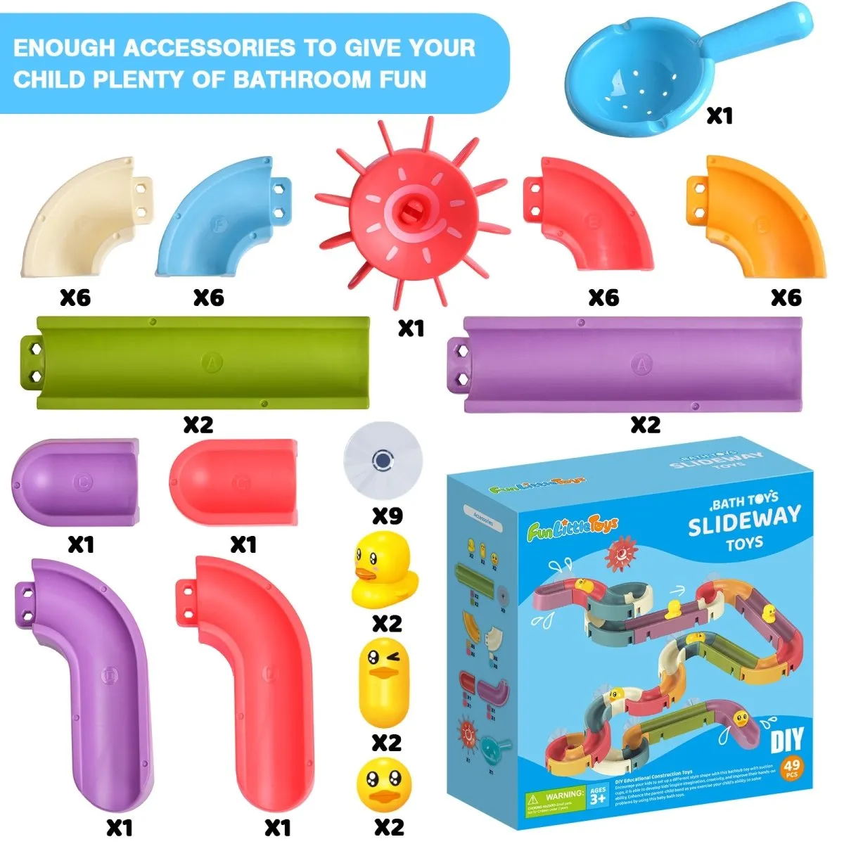 Water Slide Bathtub Toys for Toddlers-Wholesale