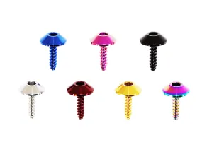 ZSPEC Coarse M4 x 16mm Fastener, Titanium Grade-5, per Each