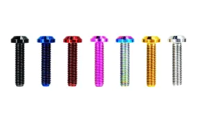 ZSPEC M10-1.25x40mm Dress Up Bolts® Fastener, Titanium GR5, Angled Head, Per Each