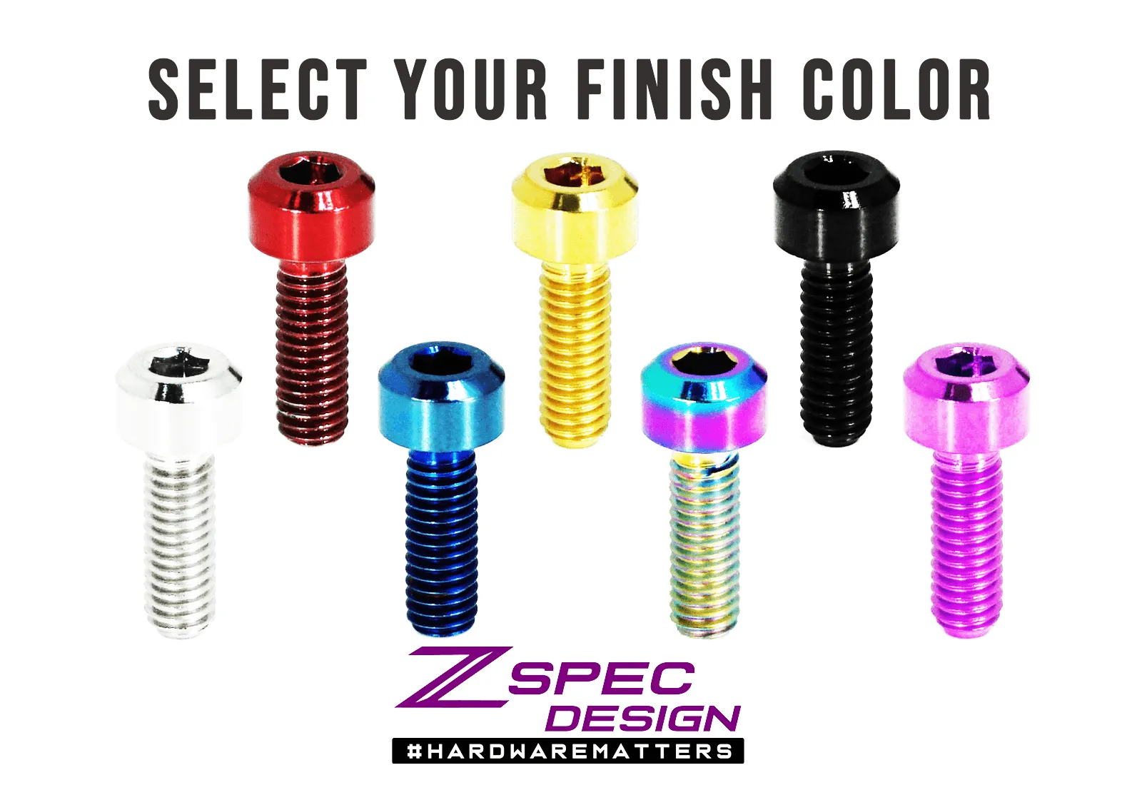 ZSPEC M5-0.8x12mm SHSC Fastener/Bolt, Socket Cap, Titanium Grade-5, Per Each