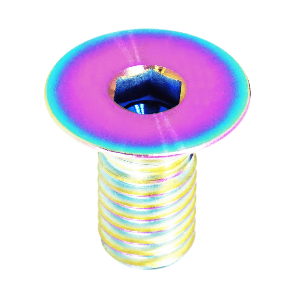 ZSPEC M6-1.0x12mm Flat-Head FHSC Fastener/Bolt, Titanium Grade-5, Per Each