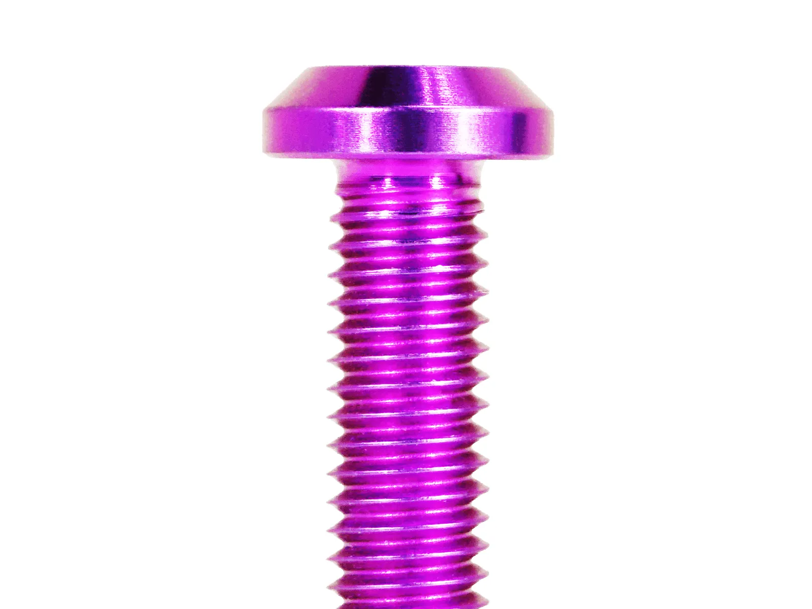 ZSPEC M6-1.0x24mm Dress Up Bolt® Fastener, Angled Head, Titanium Grade-5, Per Each