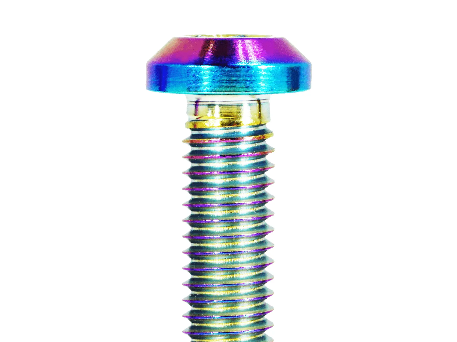 ZSPEC M6-1.0x24mm Dress Up Bolt® Fastener, Angled Head, Titanium Grade-5, Per Each