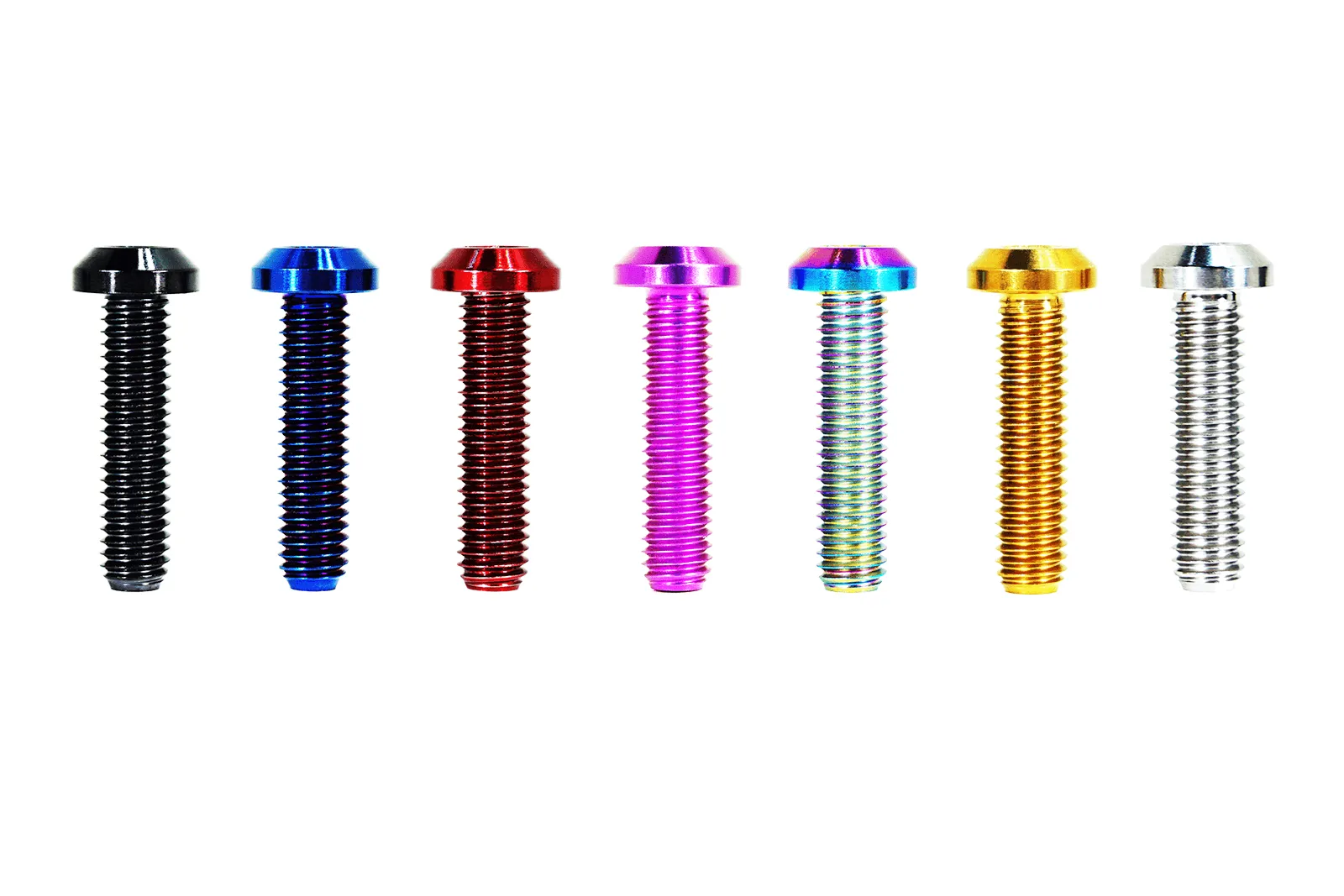 ZSPEC M6-1.0x24mm Dress Up Bolt® Fastener, Angled Head, Titanium Grade-5, Per Each