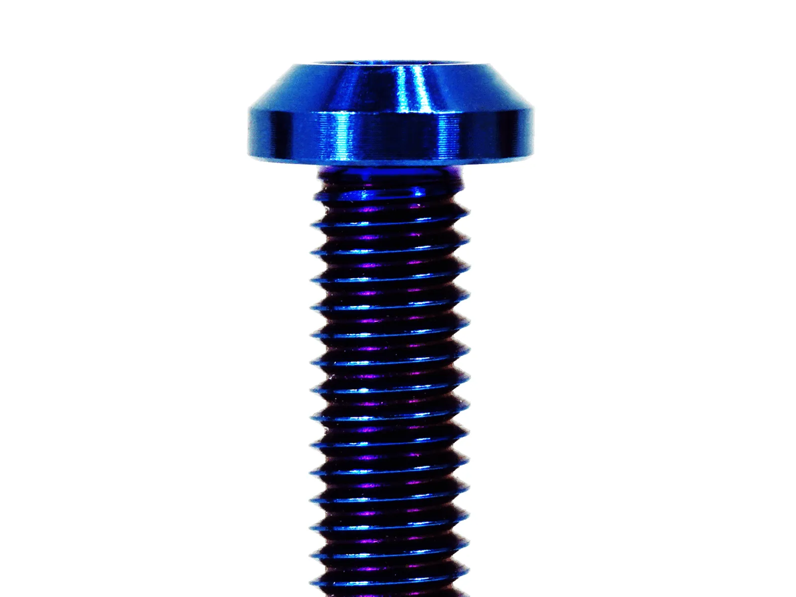 ZSPEC M6-1.0x24mm Dress Up Bolt® Fastener, Angled Head, Titanium Grade-5, Per Each
